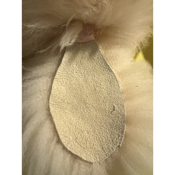 Sheepskin Dog plush Bag Handcrafted In New Zealand Sheep Wool Shearling 15x9” - Picture 10 of 13